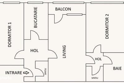 Apartament cu 3 camere decomandat în Exterior Vest - 3
