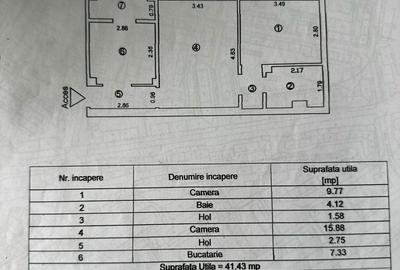 Apartament cu 2 camere semidecomandat, mobilat în Coiciu - 3