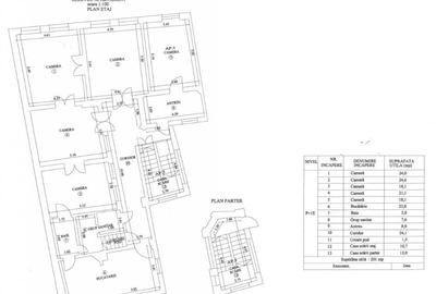 Apartament cu 5 camere semidecomandat în Central - 1