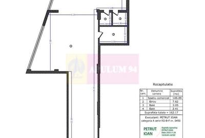 Spațiu comercial, de 188 mp, în 13 Septembrie - 1