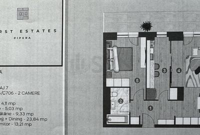 REA1024950 Apartament 2 camere First Estates Pipera - 11