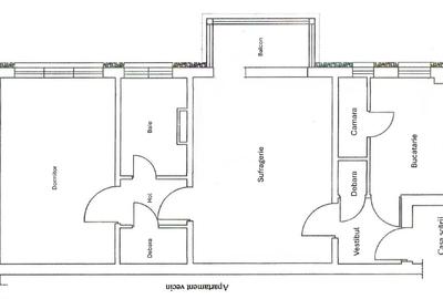 Vând apartament 2 camere - Bulevardul Saturn - Brașov - 15