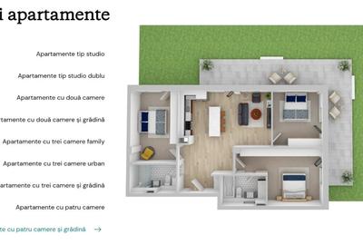 Ansamblu- apartamente cu 1-4 camere, semifinisate, zona Buna-Ziua - 4