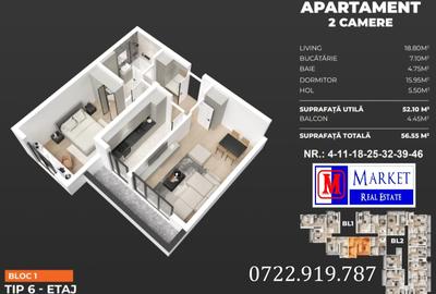 Apartament 2 camere decomandat - Metrou Berceni (100 metri) - 7