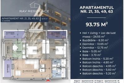 Apartament cu 3 camere în Central - 3