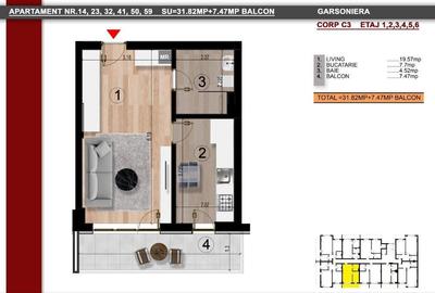 Garsoniera decomandata cu mutare rapida la Metrou Berceni - 1