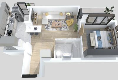 Apartament cu 2 camere semidecomandat în Moșilor - 8