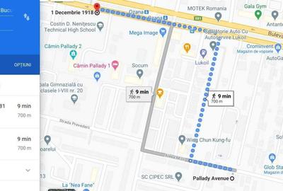 Apartament cu 2 camere decomandat în Exterior Vest