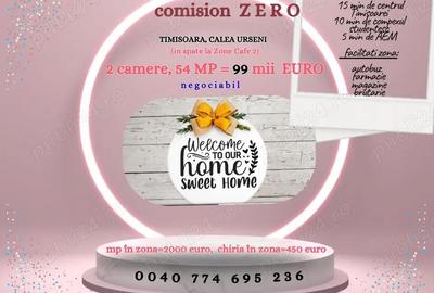 Proprietar, vand apt 2 camere-calea urseni=99 mii euro, neg - 1