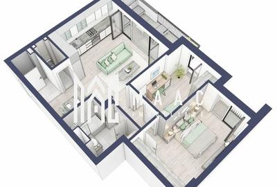 Apartament 3 camere | Balcoane 10.6 mp | Etaj 2 | Turnisor - 2