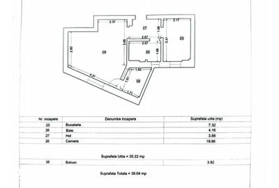 Apartament cu 2 camere în Central - 3