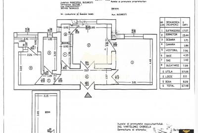 Apartament cu 2 camere decomandat în Domenii - 12