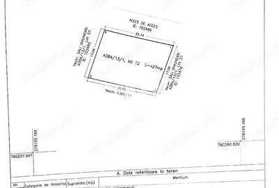 Teren de 427 mp, în Central - 3