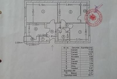 Apartament cu 3 camere decomandat în Drumul Taberei - 2