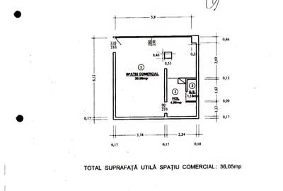 Spațiu comercial, de 36 mp, în Gorjului - 1