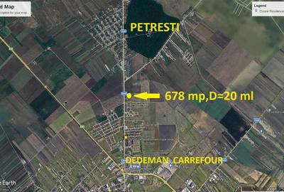 Teren Construcții intravilan de 678 mp, în Nord - 3