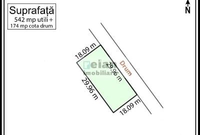 Snagov Ciofliceni - Teren 716 mp, d 30 m, gaz, curent, asfalt, padure - 4