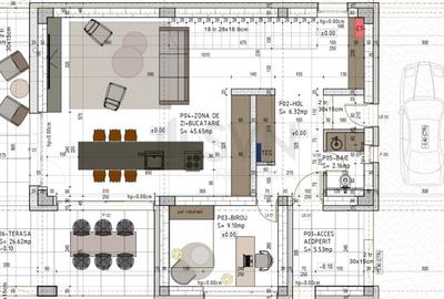 Casă individuală cu 5 camere cu Teren 600 Mp în Balotești - 17