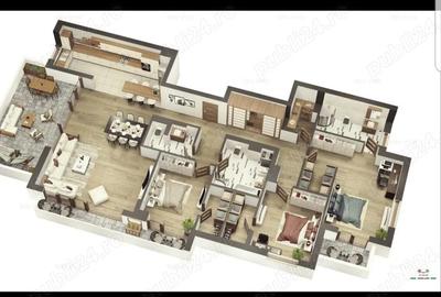 Apartament 4 cam 178mp pe un singur nivel in KronTowers Residence terasa si 2 balcoane - 2