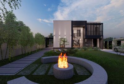 VILA INDIVIDUALĂ / P+1E / CURTE 500 MP / CURTE 330 MP / LUX / Branesti / 2025 - 9