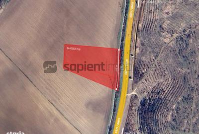 Teren de 14000 mp, în Nord