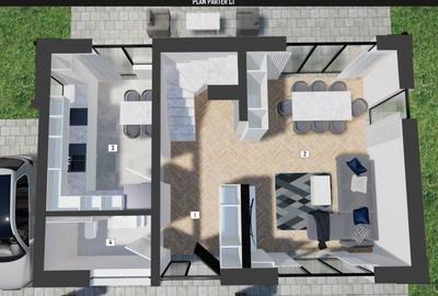 Casă cu 4 camere în Florești