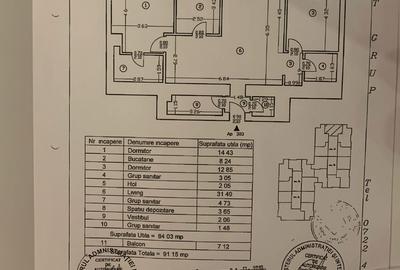 Apartament cu 3 camere decomandat în Central - 8