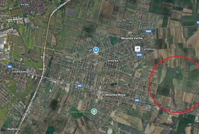 Teren Construcții intravilan de 833 mp, în Moșnița Nouă