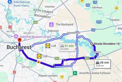 Teren de vânzare Cernica Ilfov 500 mp intravilan – proprietar, utilități, padure - 3