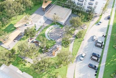 Apartament de 1 camera, ansamblu rezidential nou - 4