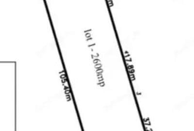 Teren de 2600 mp, în Cetate - 2