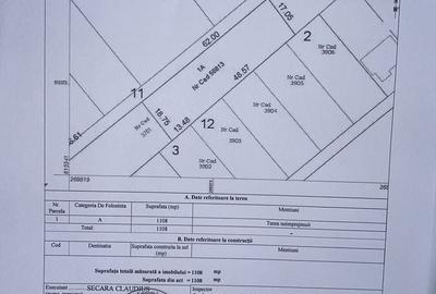 Teren de 1108 mp, în Cihei - 6