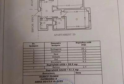 Apartament cu 2 camere decomandat în Central - 1