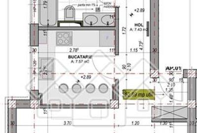 Apartament cu 2 camere decomandat în Aeroport - 12