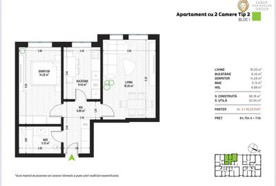 Apartament 2 camere Nou - Complex Rezidential - 35