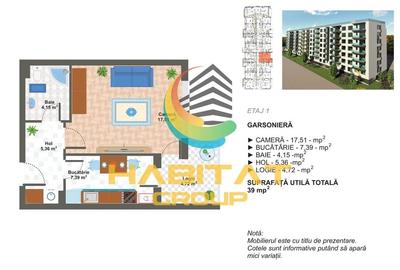 Garsoniera Decomandata Sector 4 Suprafata 39Mp - 2