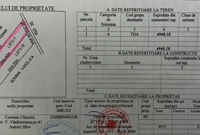 Teren de 5000 mp, în Domnești - 1