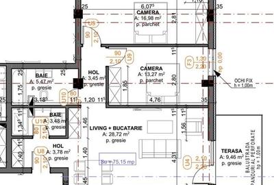 Vanzare apartament 3 camere bloc nou 4 km de Auchan Iris, Cluj-Napoca - 6
