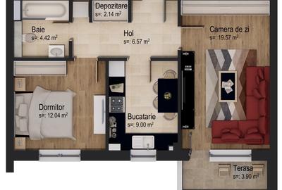 Apartament 2 camere + boxa inclusa in pret Apartament 2 camere + boxa inclusa in pret - 2