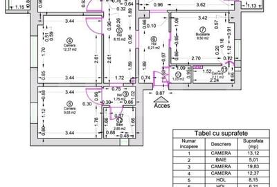 Apartament cu 4 camere în Girocului
