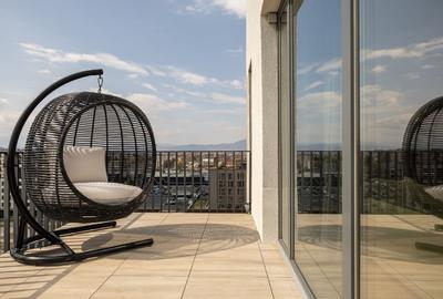 Apartament cu 3 camere decomandat, mobilat în Tractorul - 9