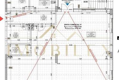 Spațiu comercial, de 189 mp, în Florești