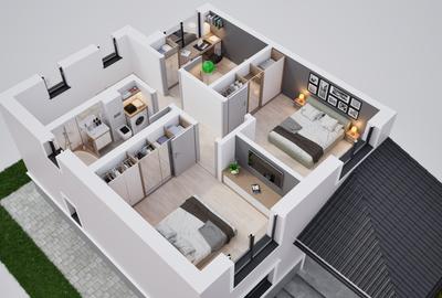 Vilă duplex – combinația perfectă între stil și funcționalitate - 12