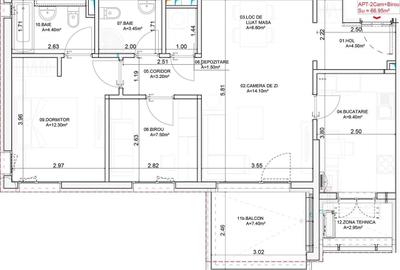 Apartament cu 3 camere în Bucureștii Noi - 18