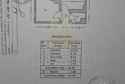 Apartament cu 2 camere semidecomandat în Teiul Doamnei - 2