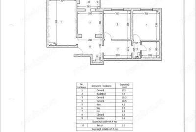 Apartament cu 3 camere decomandat în Liviu Rebreanu - 1