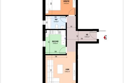 Vanzare/Apartament Nou 2 camere/Cartierul Independentei/ - 2