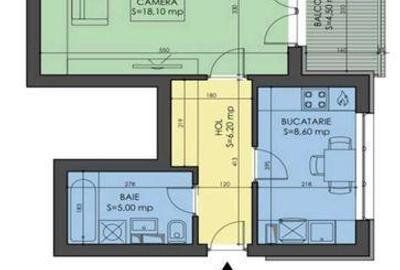 Garsonieră în Ghencea - 2