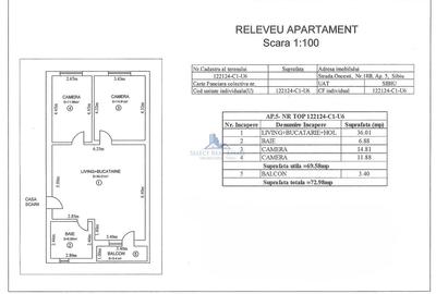 Apartament cu 3 camere, mobilat în Hipodrom 1 - 15