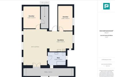 Apartament deosebit cu 3 camere , zona Fratelia - 6